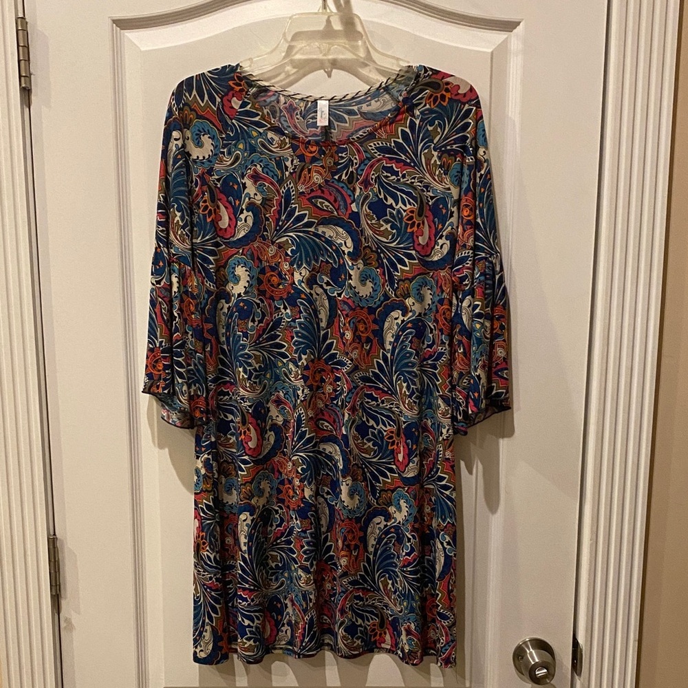 Floral Patterned Women's Dress